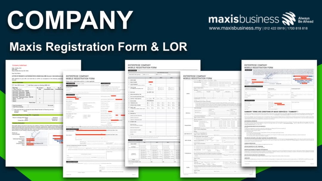 Maxis Business registration
