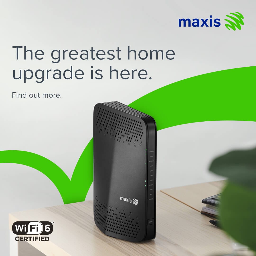 Maxis Fibre Free Wifi 6 Certified Router For The Best Home Wifi