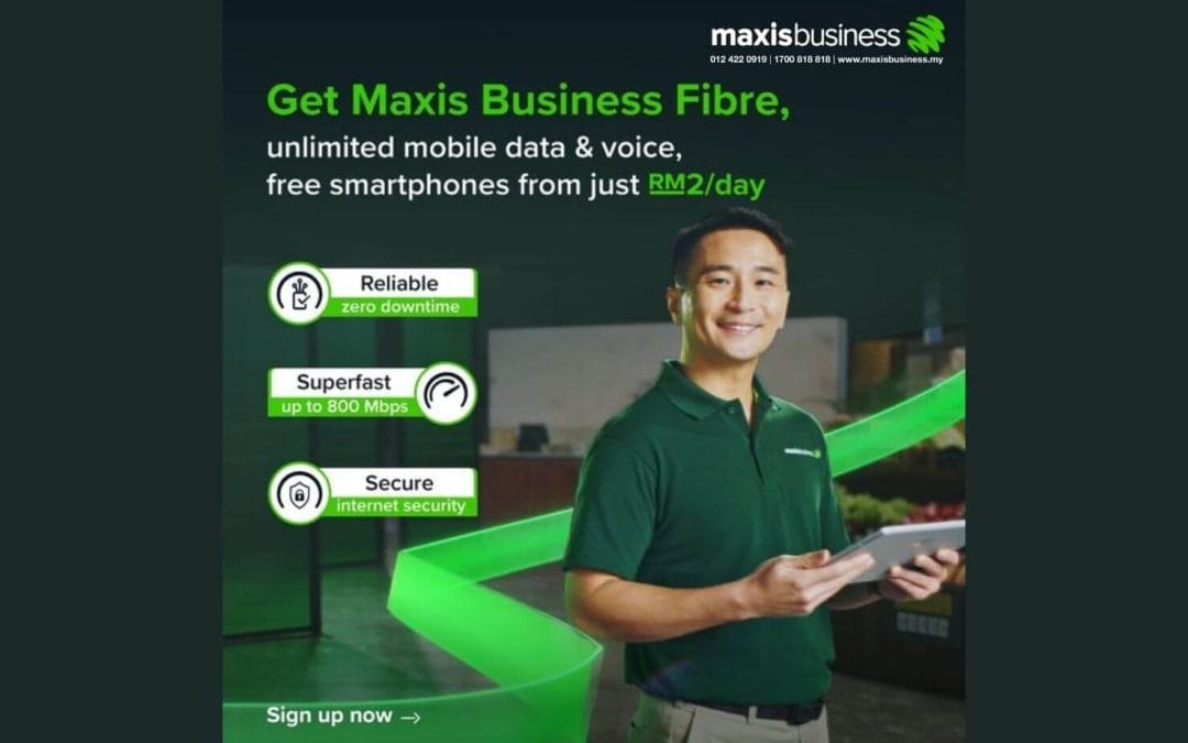 Maxis Business Own Build fibre Broadband Offer in NGBB Area with SME Grant