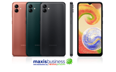 Samsung Galaxy A04: Maxis Contracts and Deals